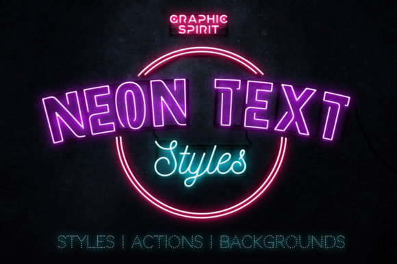 Download Neon Text Layer Styles &amp; Extras - Layer styles Collection