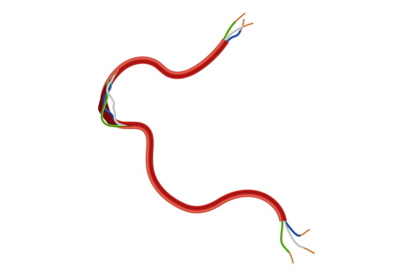 Download Electric Wire Broken. Realistic Cable Wi - Electric Collection