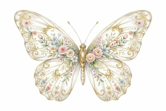 Download Watercolor Butterfly Wedding Clipart - Watercolor Collection
