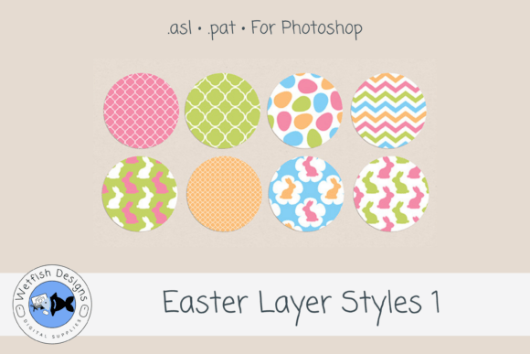 Download Easter Photoshop Layer Styles 1 - Layer styles Collection