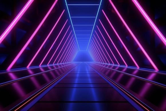 Download Neon Tunnel Depth - Neon tunnel Collection